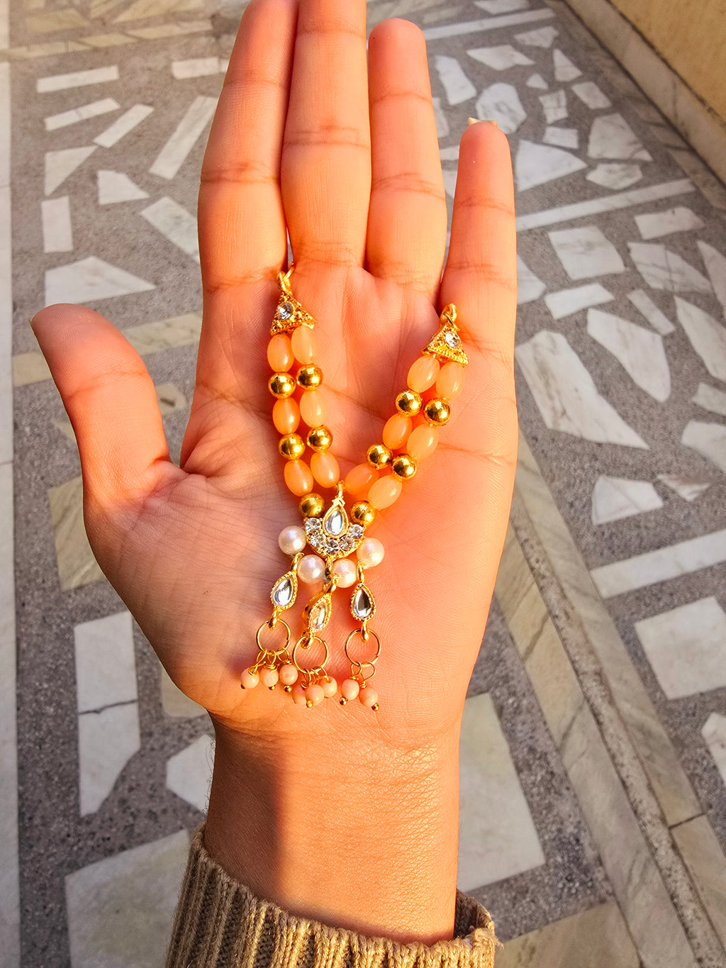 Kundan necklace(4-6no.)