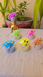 Colorful mukut