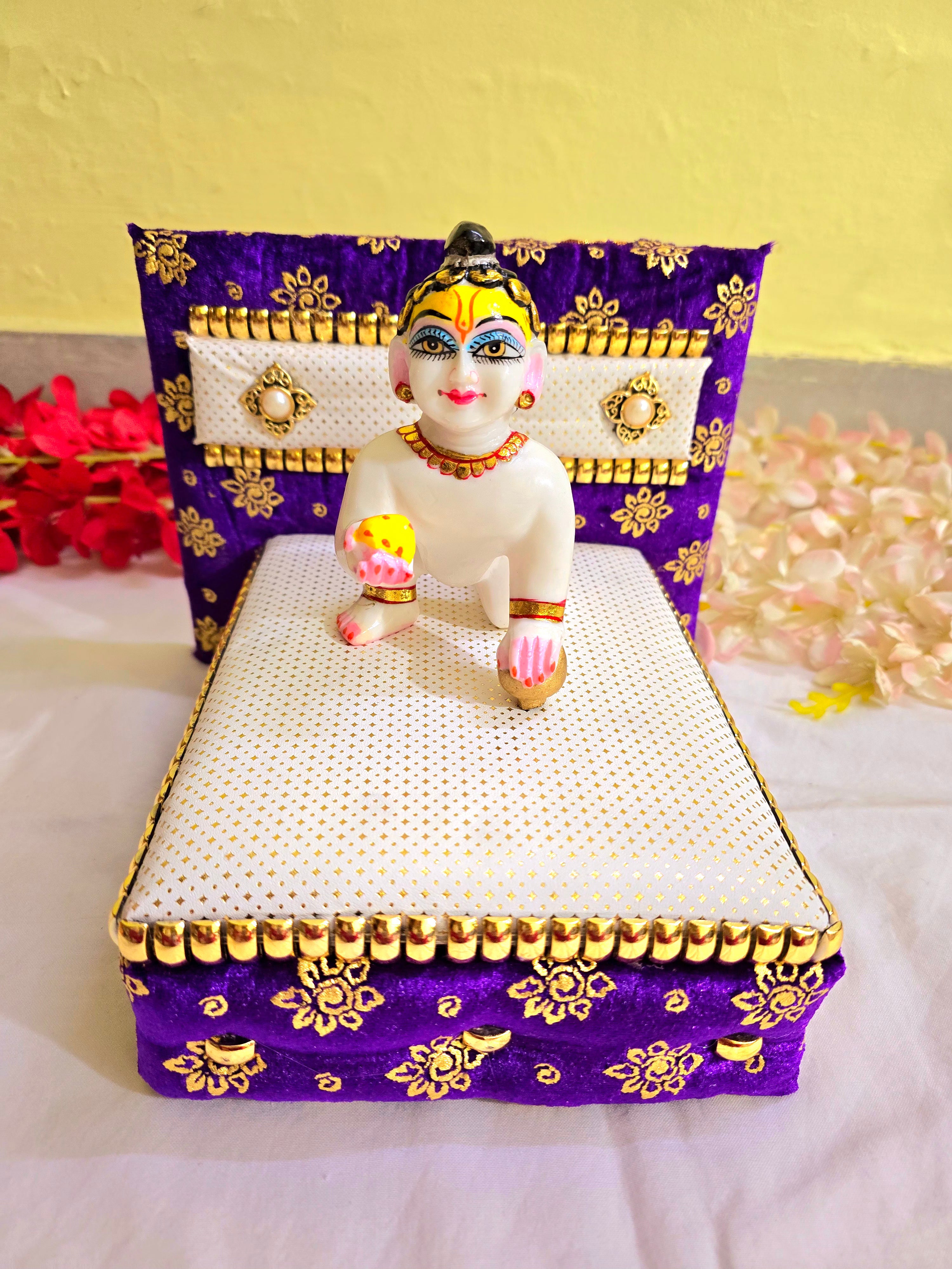Purple singhasan