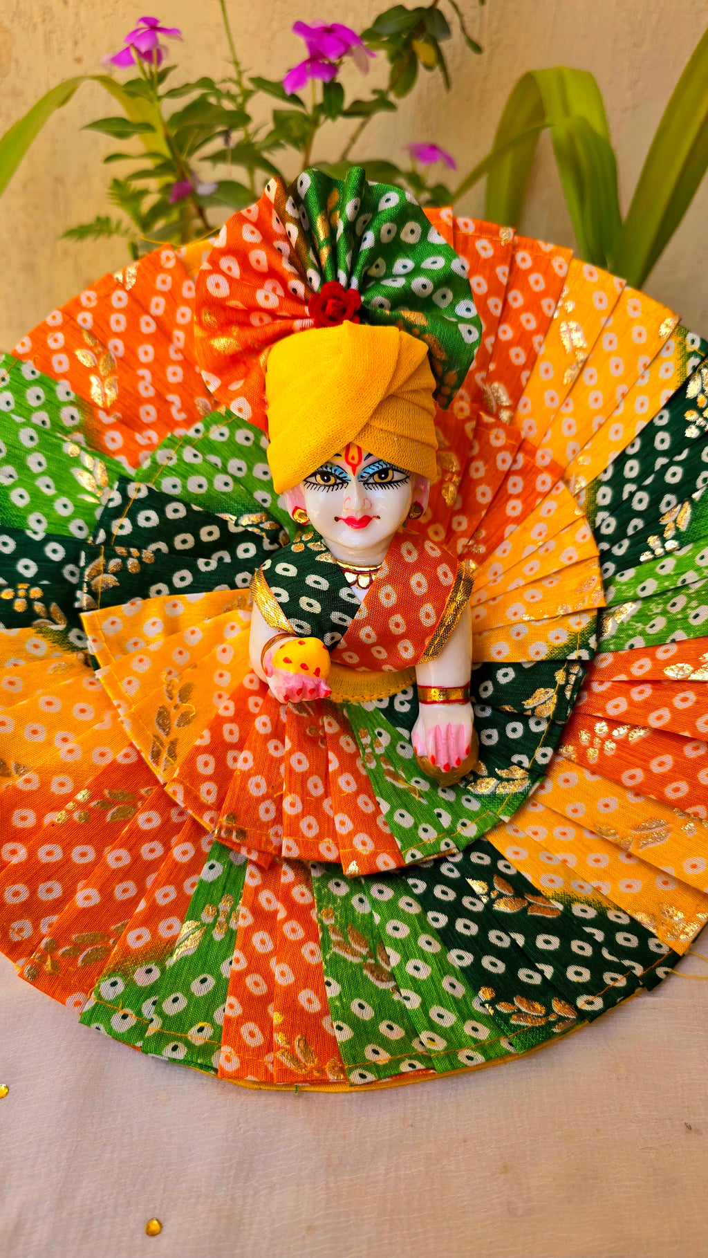 Lehariya cotton dress