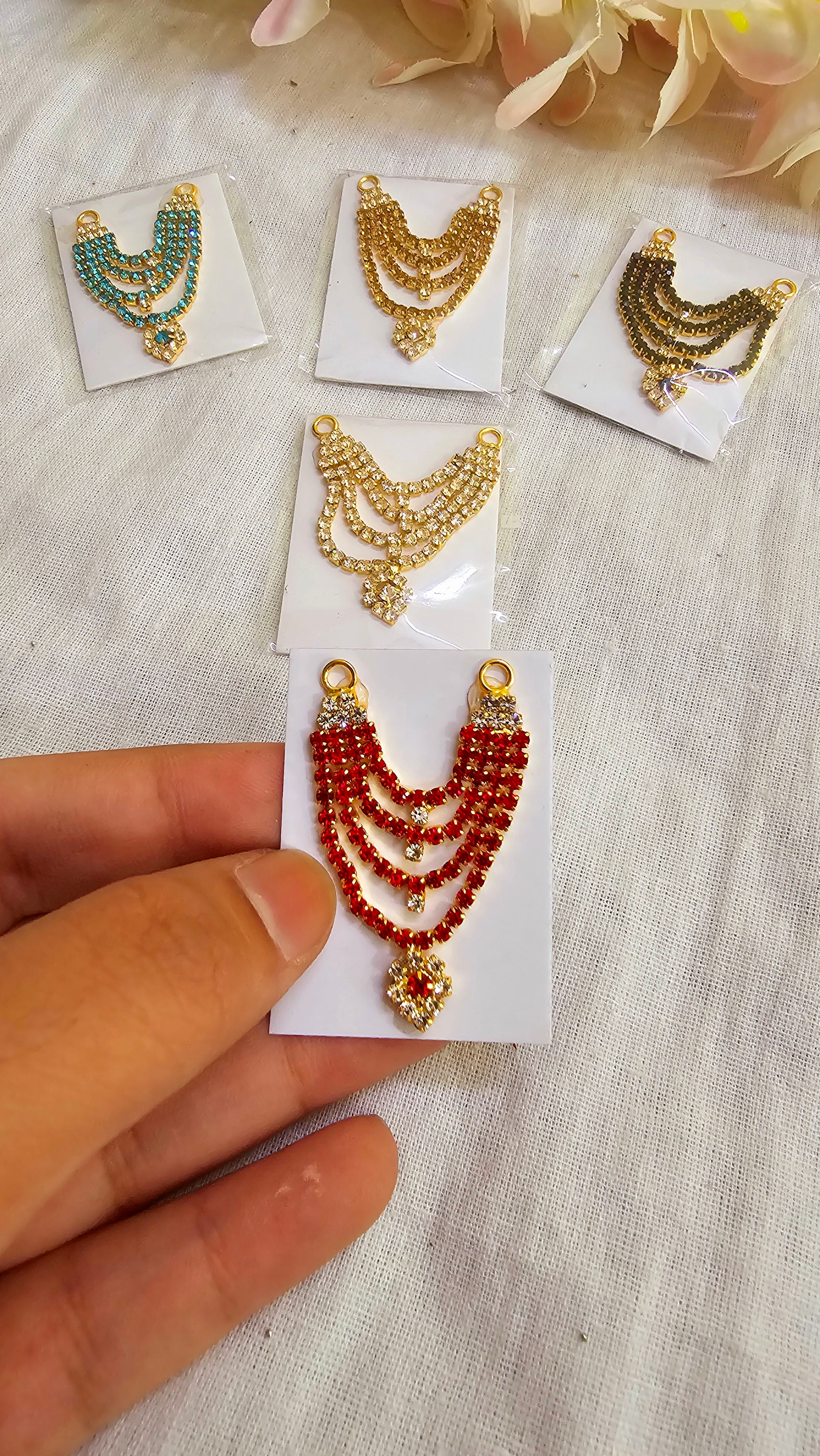 Trilayer necklace(2-6no.)