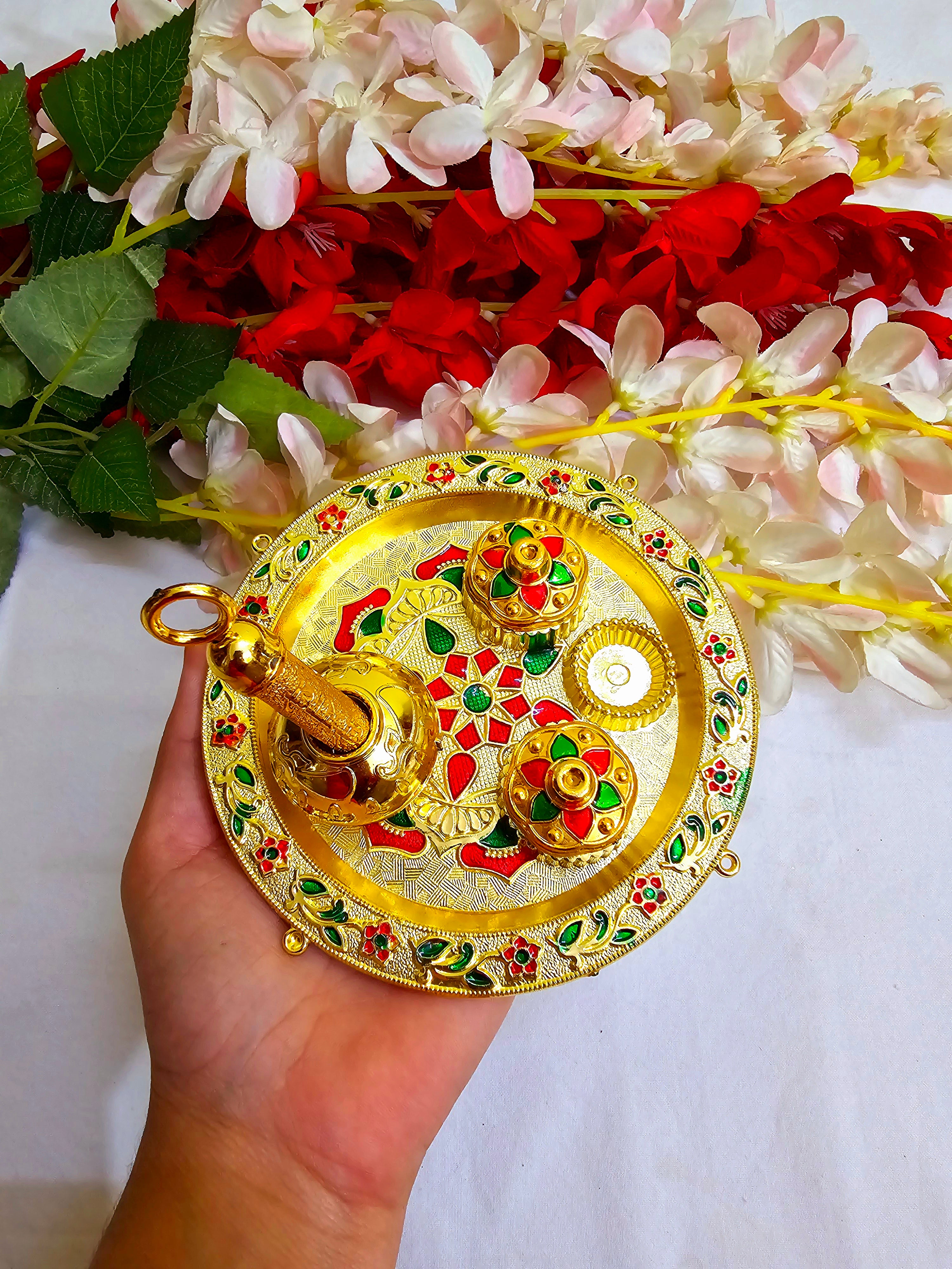 Holi thali for colors