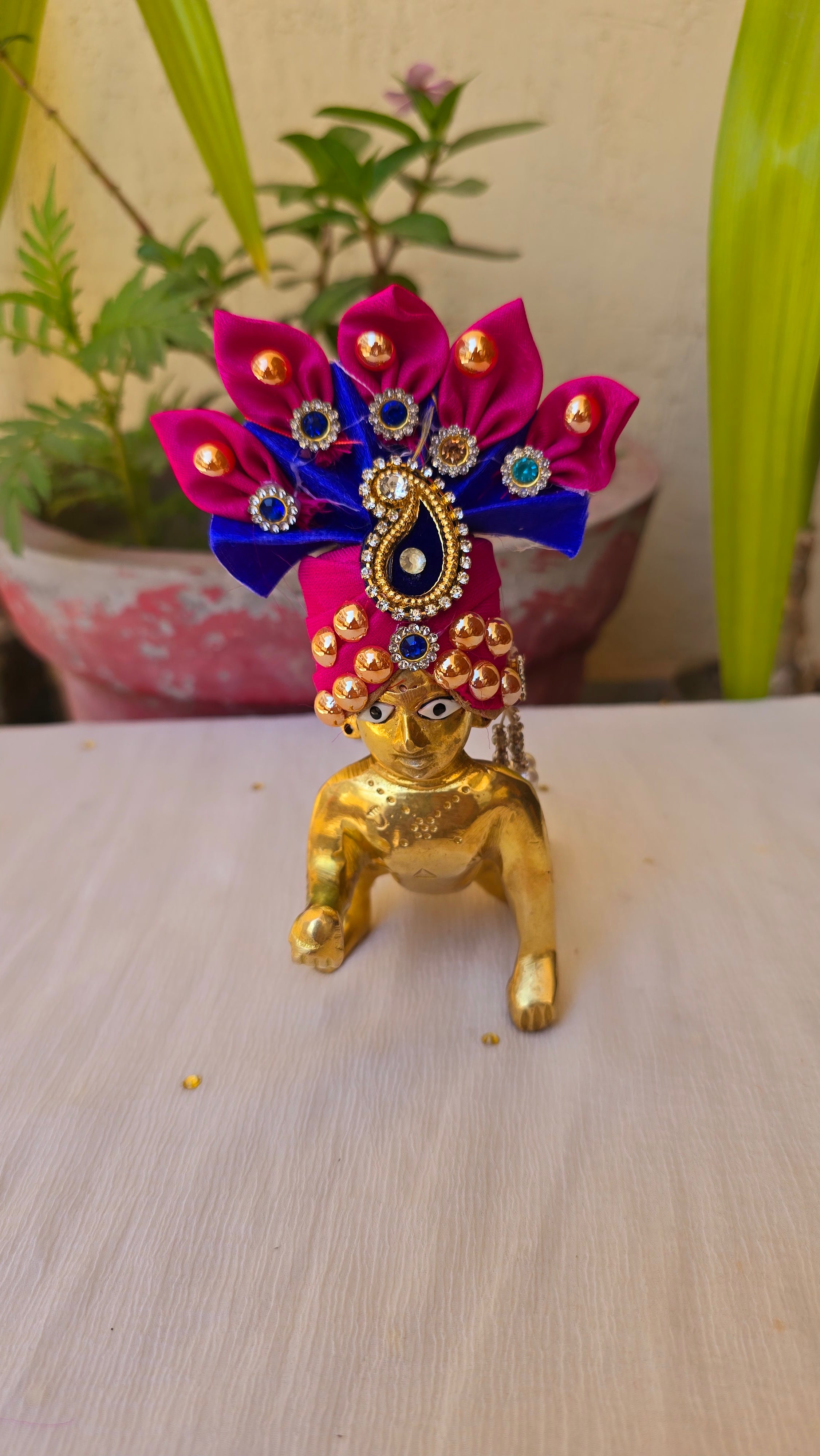 Colorful Mukut (4no.)