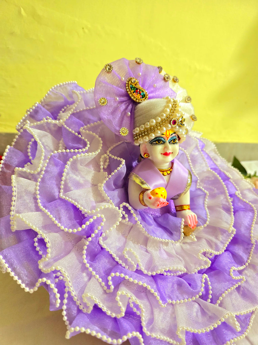 Purple heavy dress