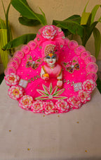 Pink barbie style butterfly heavy dress