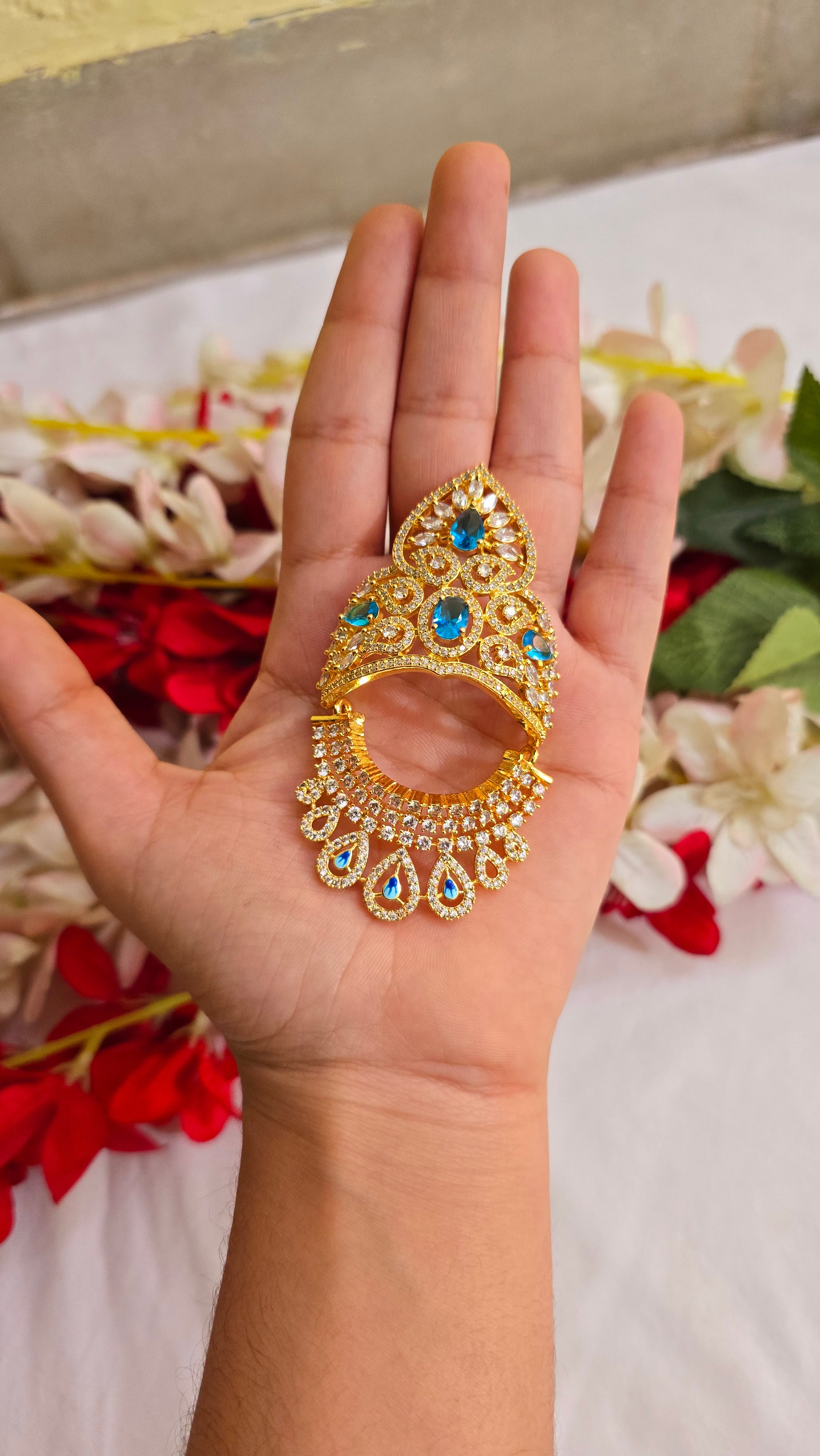 Ad set (Mukut+necklace)