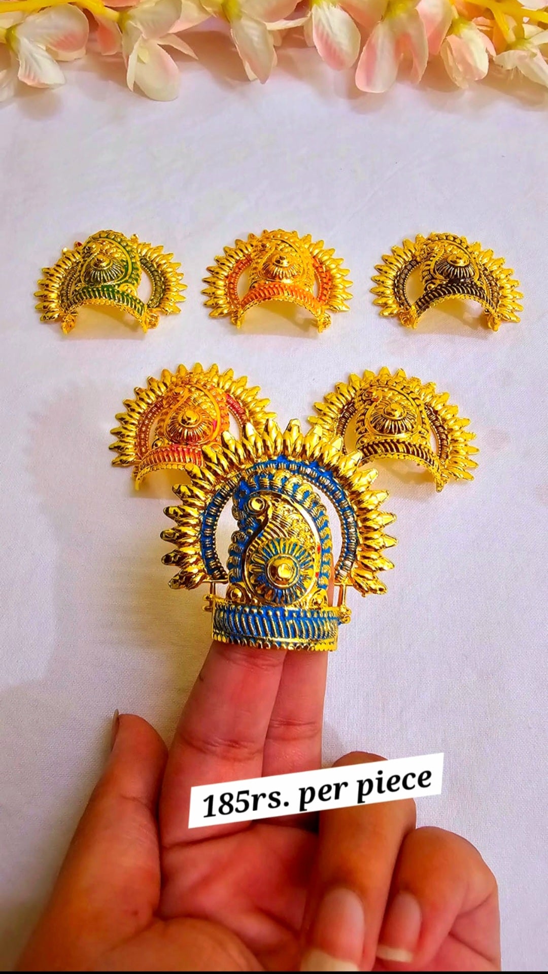 Maharaja adjustable mukut (4no.)