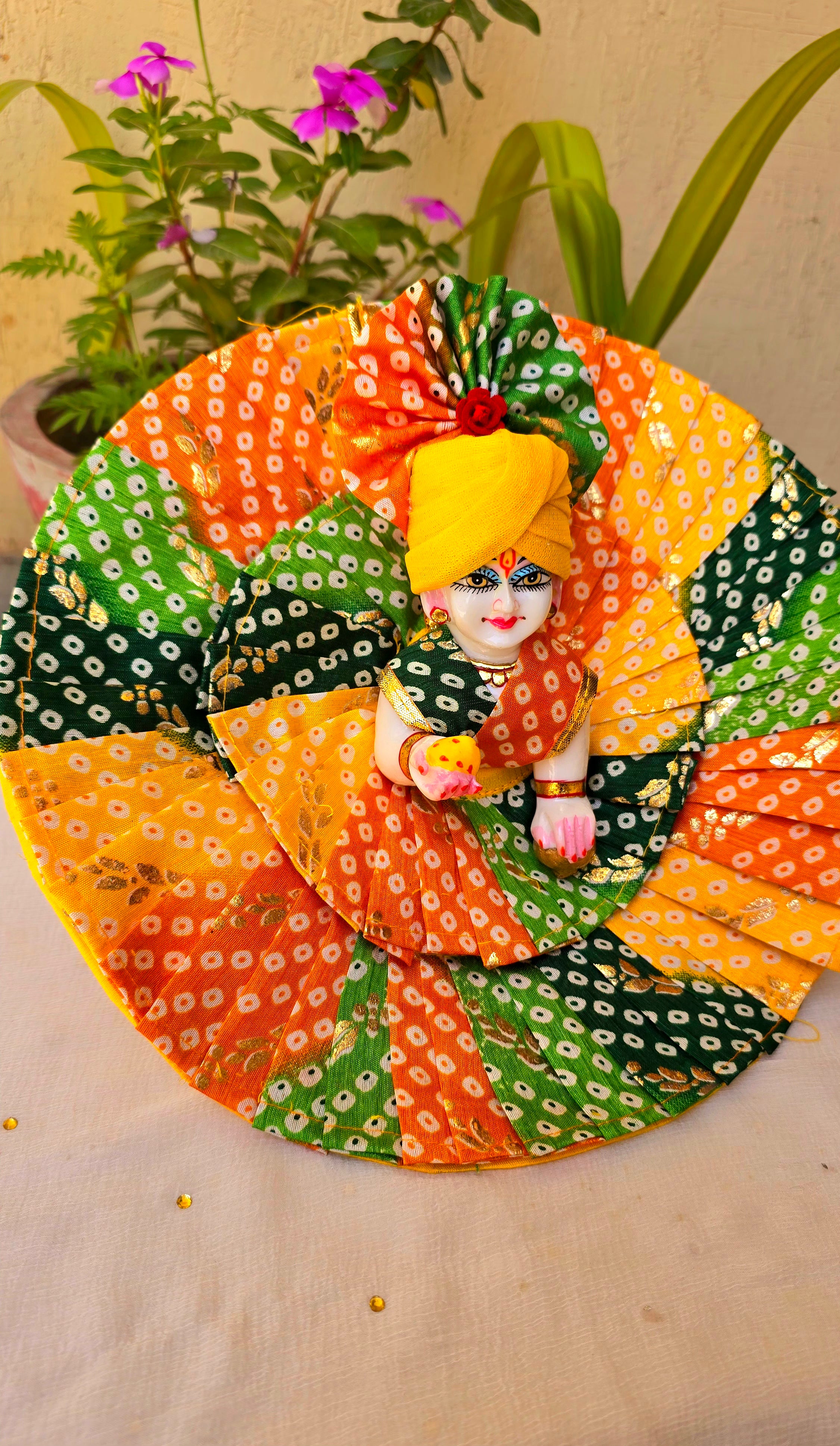 Lehariya cotton dress