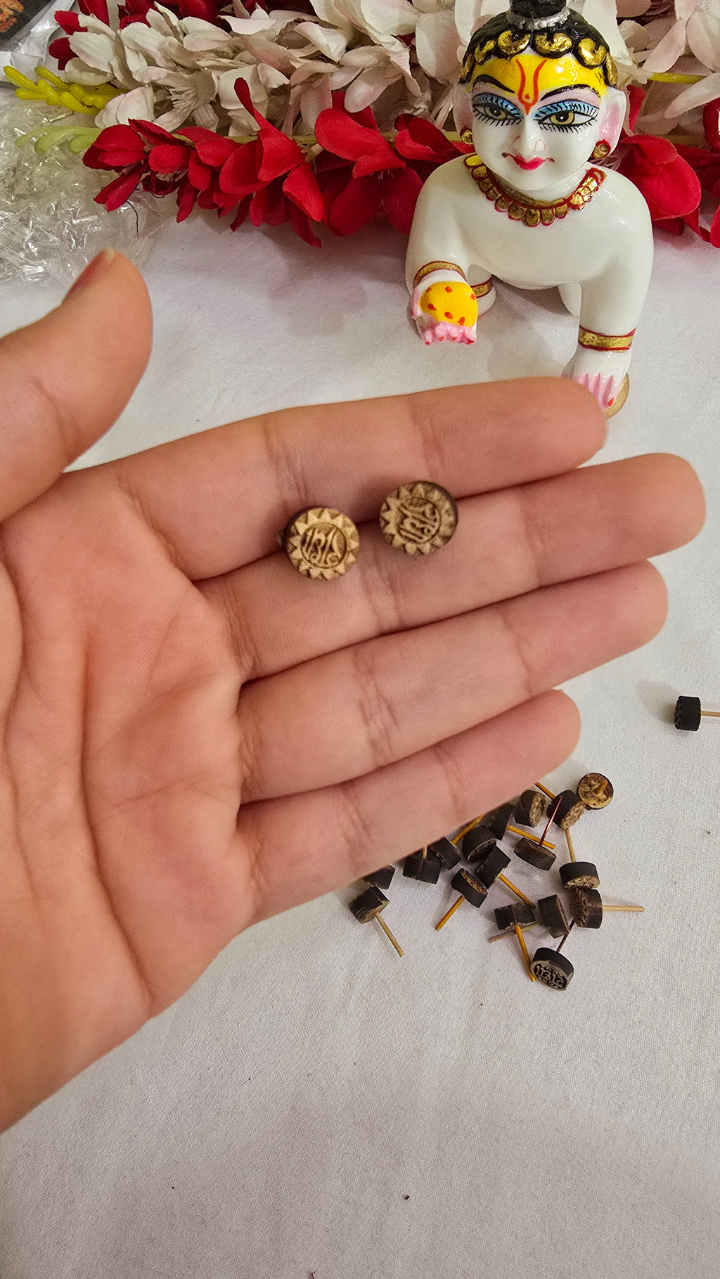Tulsi earrings(radha name)