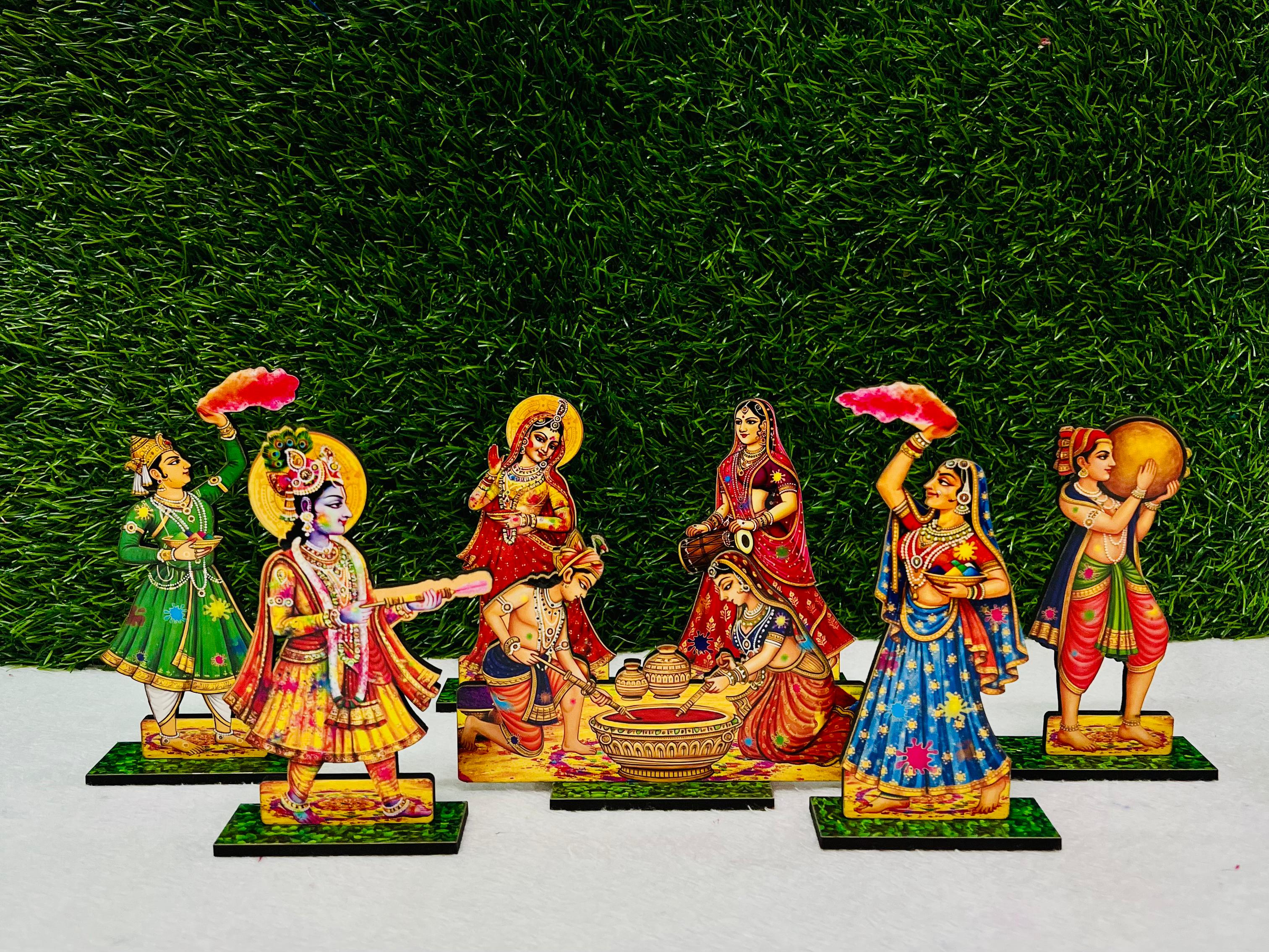 Holi cutouts (4inch)