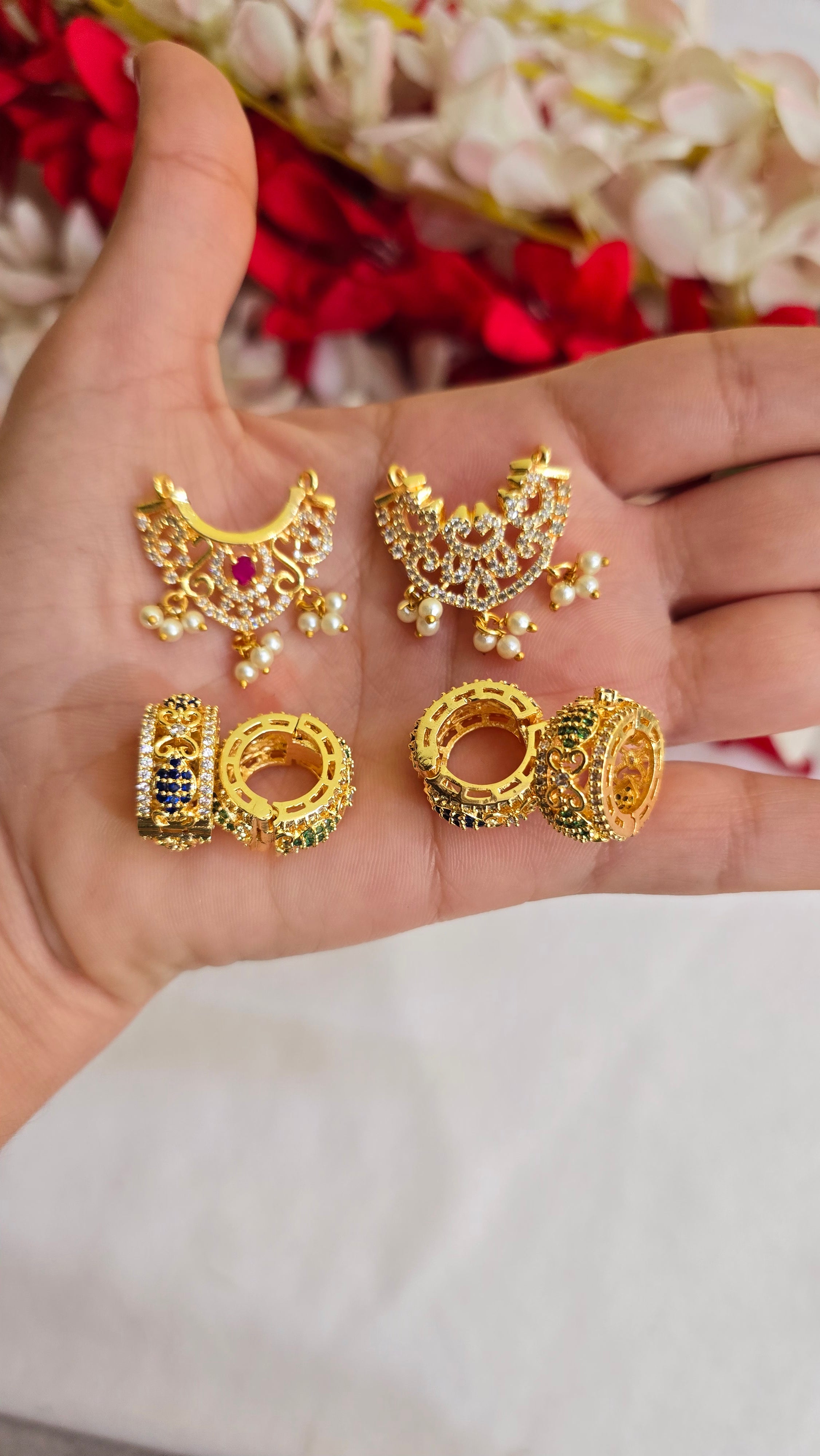 Ad necklace+ kangan set(0-2no.)