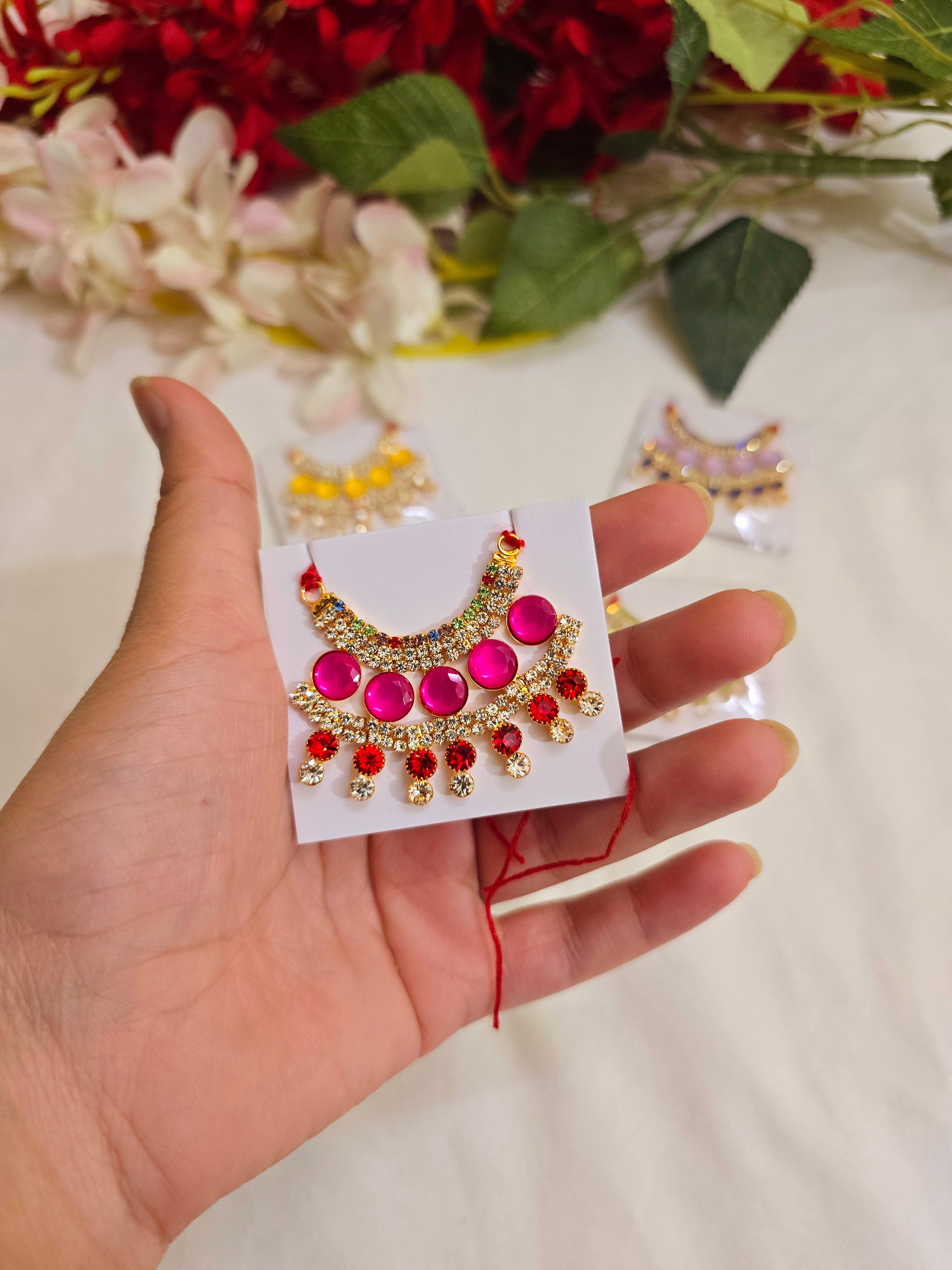 Heavy necklace(3-6no.)