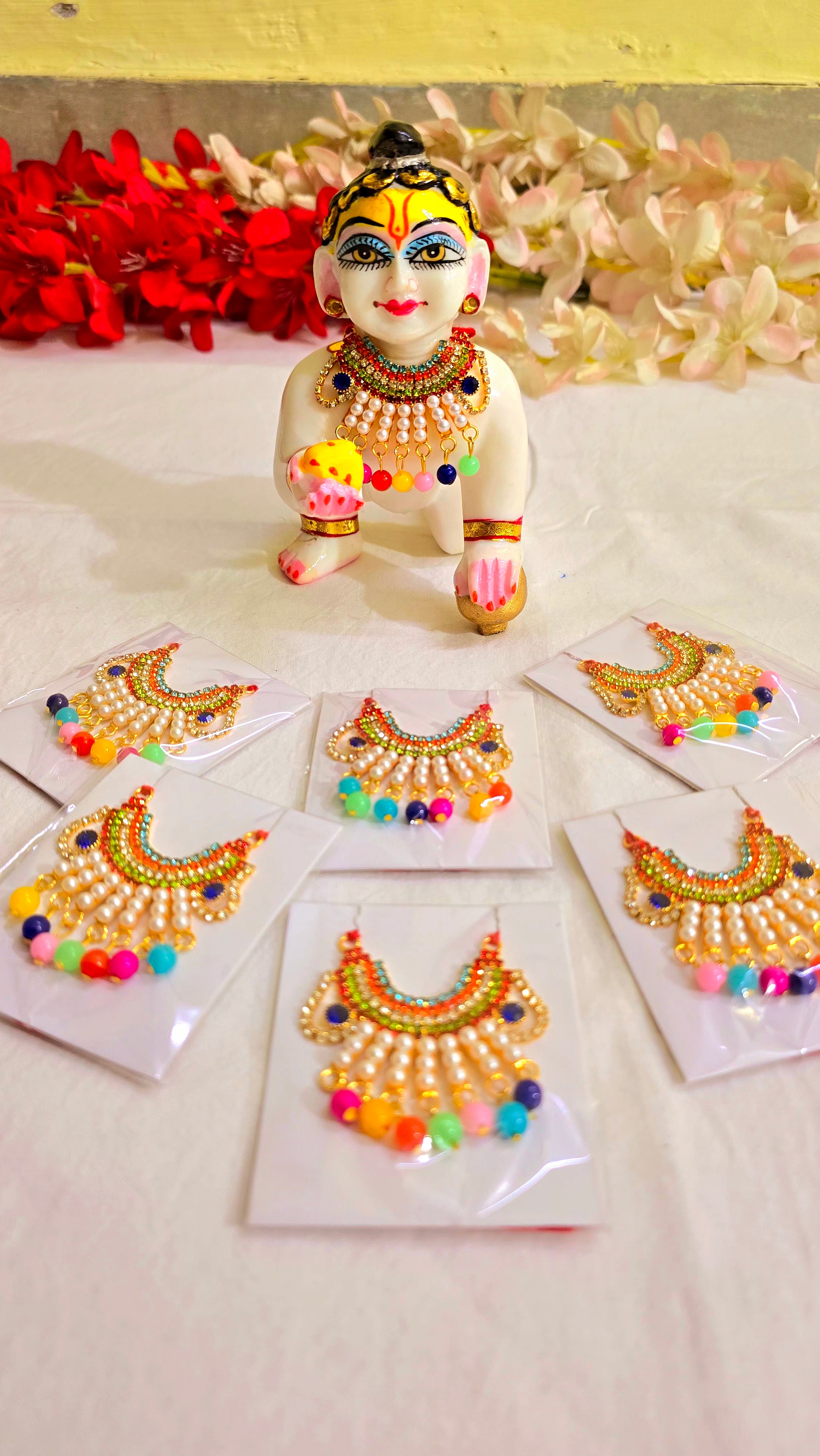Diamond colorful necklace(3-6no.)