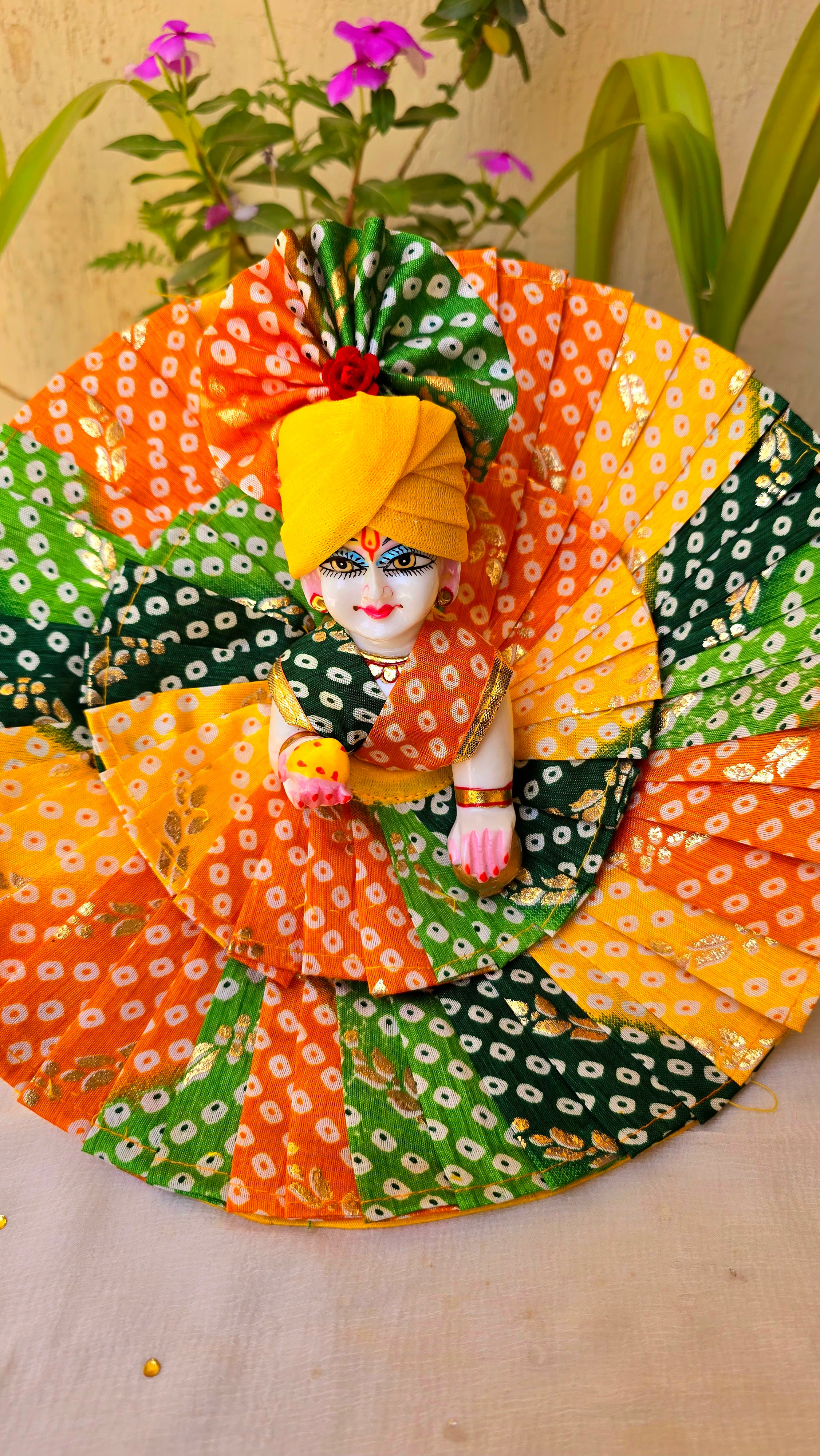 Lehariya cotton dress
